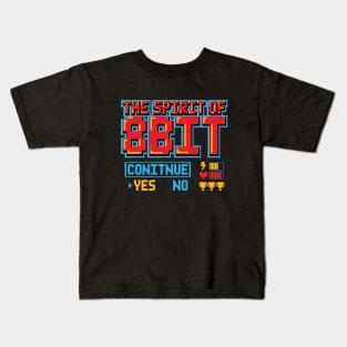 Retro 8Bit Gaming Design Kids T-Shirt